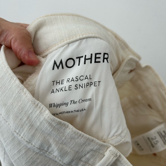 Mother - The Rascal Ankle Snippet in Whipping the Cream - Picture 15 of 15